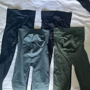 Blanqi maternity leggings blue gray